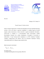 Magyar Tudományos Akadémia Természettudományi Kutatóközpont Szerves Kémiai Intézet
